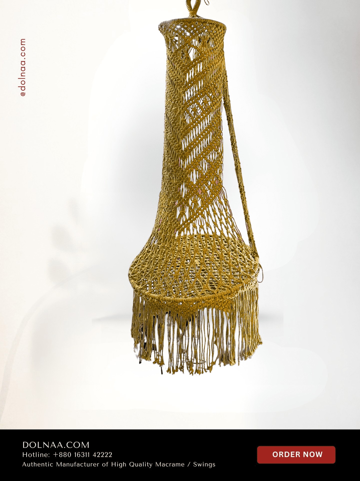 Signature Macrame Swing Bou Dolna 30″ - Image 4