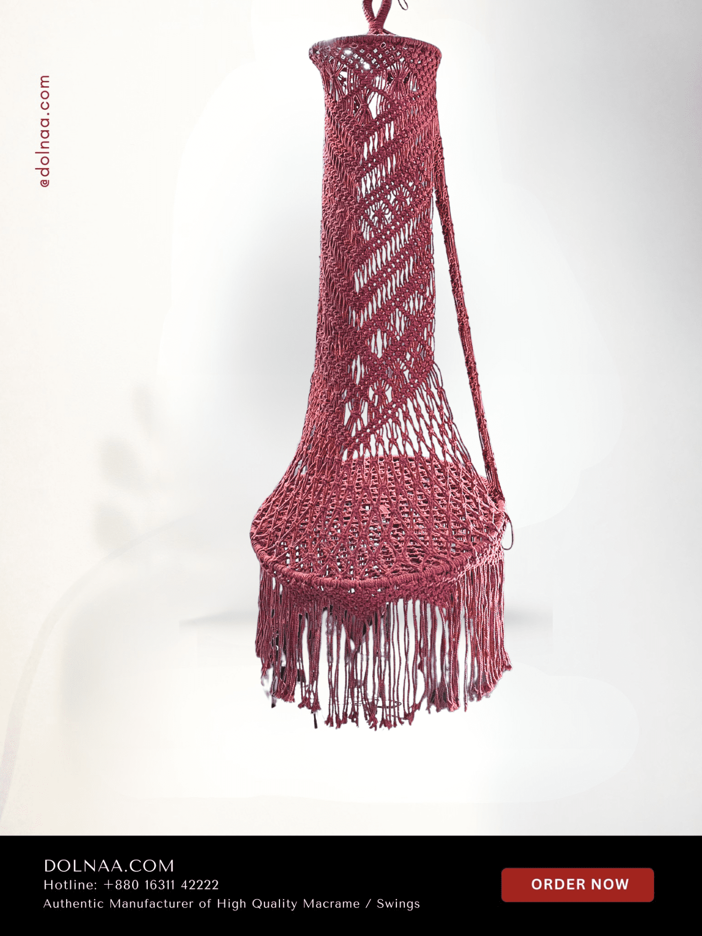 Signature Macrame Swing Bou Dolna 30″ - Image 2