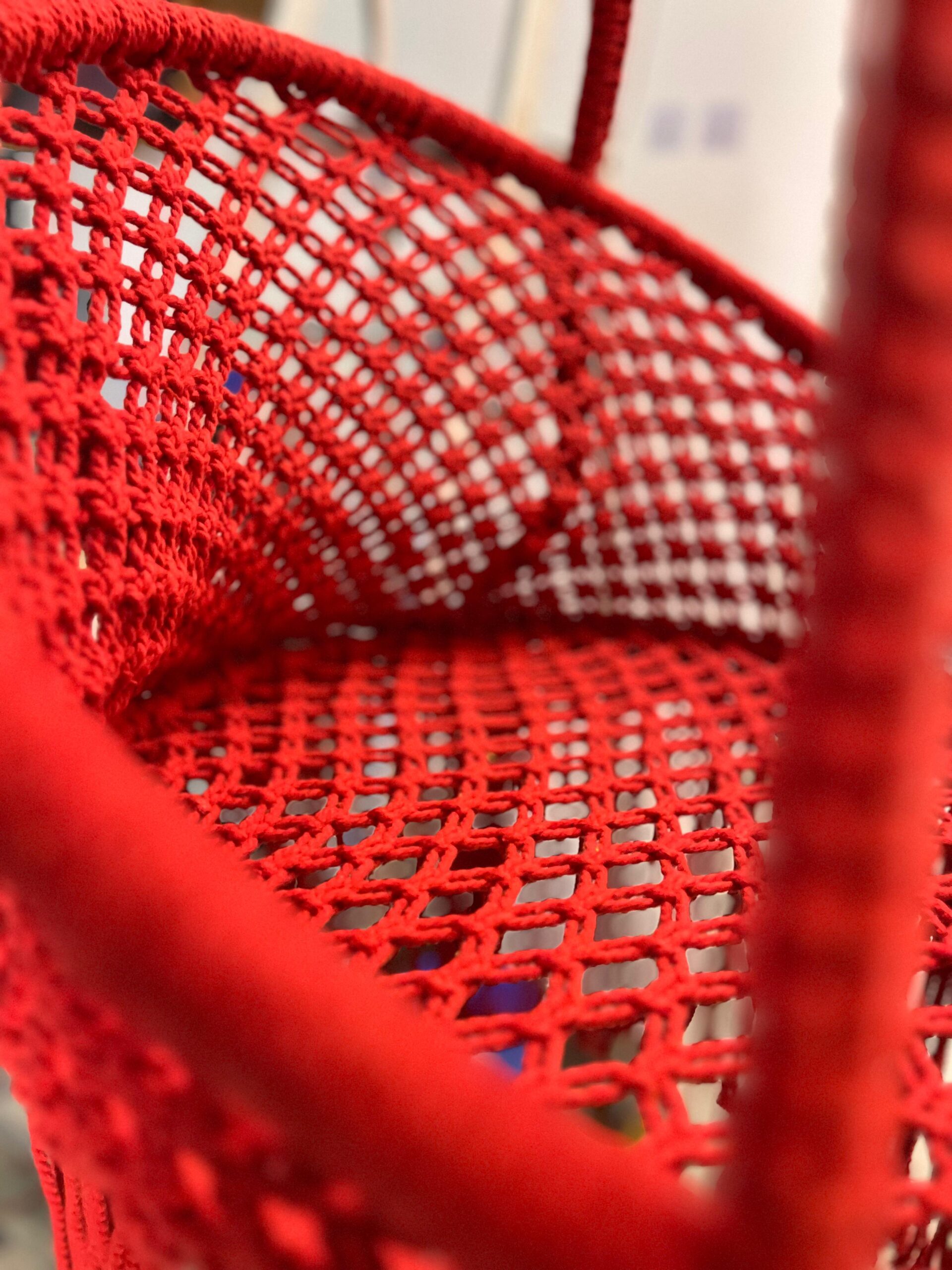 Elegant Macrame Swing Chair Dolna 22"×19" - Image 4