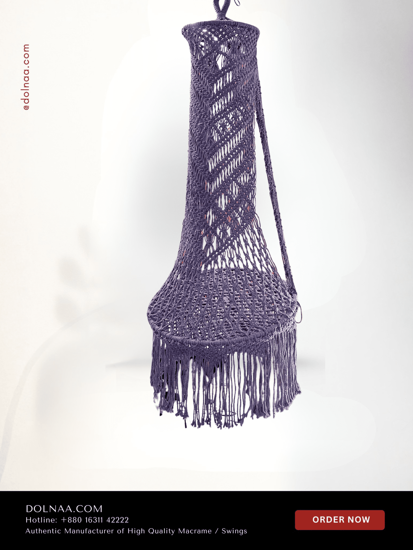 Signature Macrame Swing Bou Dolna 30″